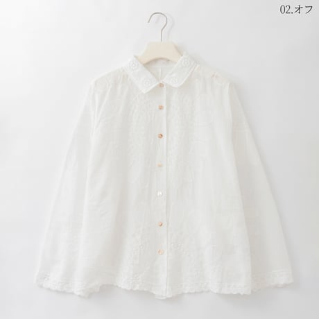 コットンレースデザインブラウス

[41413771]natural mist