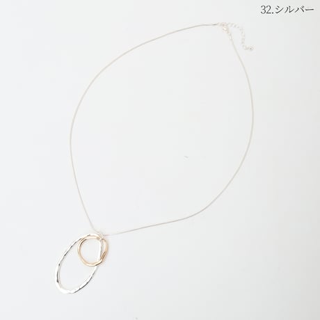 サークルモチーフチェーンネックレス[91918149]natural mist