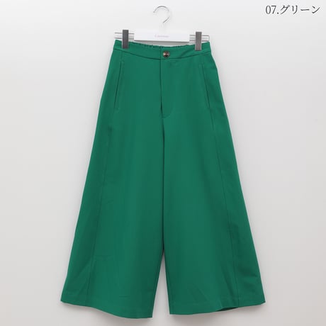 ワイドクロップドカラーパンツ[41927118]capricious