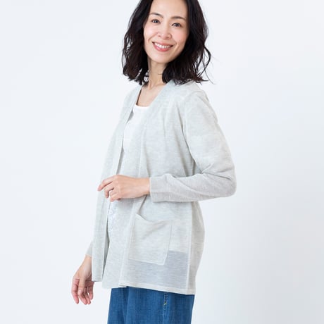 ボタンレスニットカーディガン

[91112572]natural mist