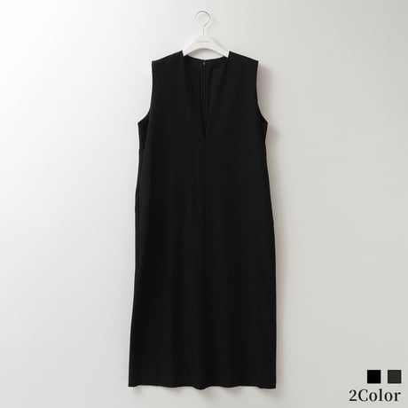 スリットネックスリーブレスワンピース[62726126]capricious