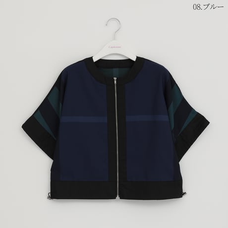 ドロストデザインチェック柄ショートブルゾン

[62724169]capricious