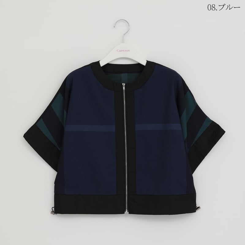 【ビンテージ】60s リバーシブルショートブルゾン チェック チンスト タロン ビンテージ】60s リバーシブルショートブルゾン チェック