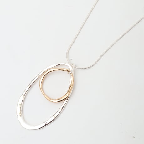 サークルモチーフチェーンネックレス[91918149]natural mist