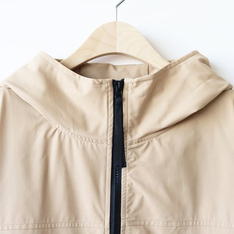 フーデッドロングジップコート[61714429]natural mist