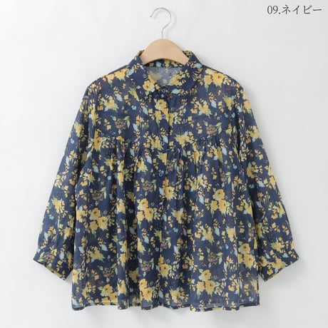 フラワープリントコットンブラウス

[41413580]natural mist
