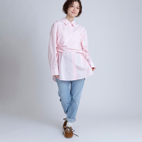 ストライプオーバーシャツ[15843027]オンライン限定