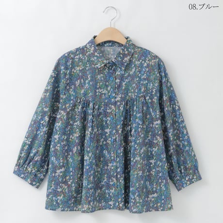 アートフラワープリントコットンブラウス

[41413579]natural mist