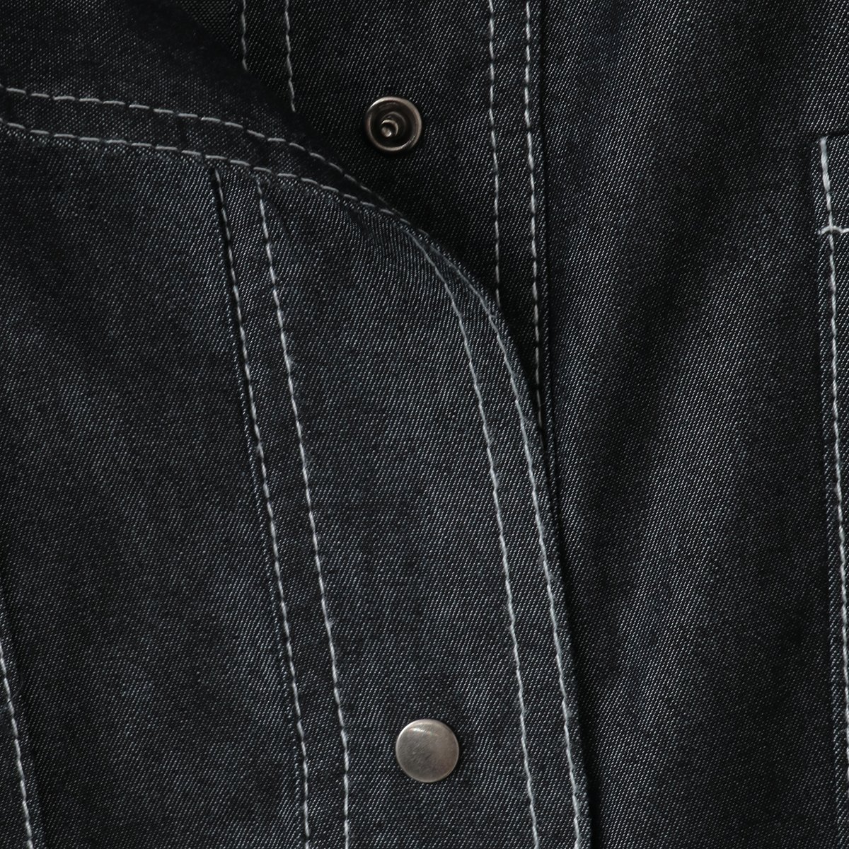 異素材ドッキングデザインシャツ [22034291]vivid | natural mist