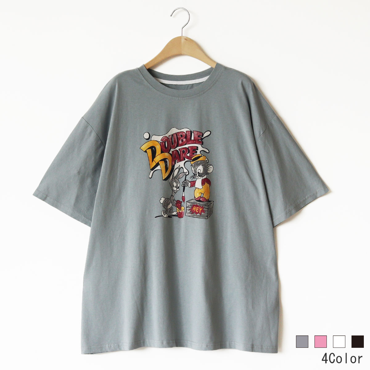 アニマルキャラクターTシャツ[22031266]vivid | natural mist Class