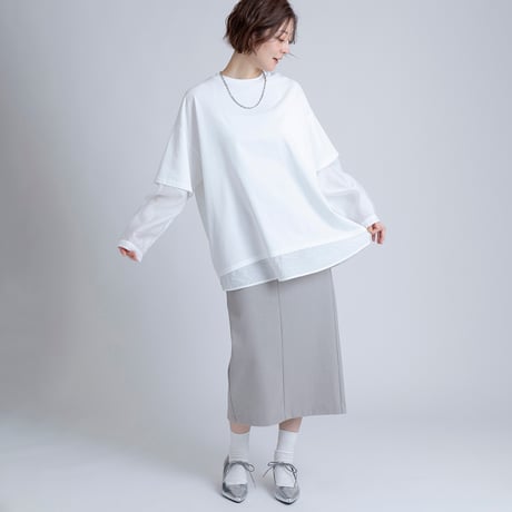 レイヤード風オーバーサイズT[15841024]オンライン限定
