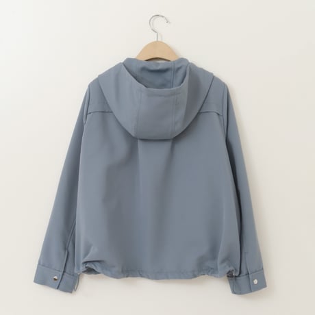 ドロストヘムジップアップショートブルゾン[61714280]natural mist