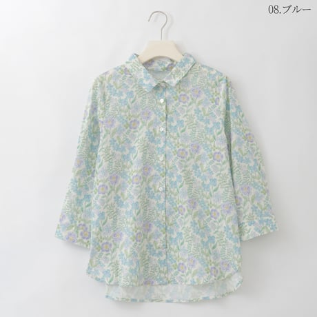 総柄プリント七分袖ブラウス

[41413753]natural mist