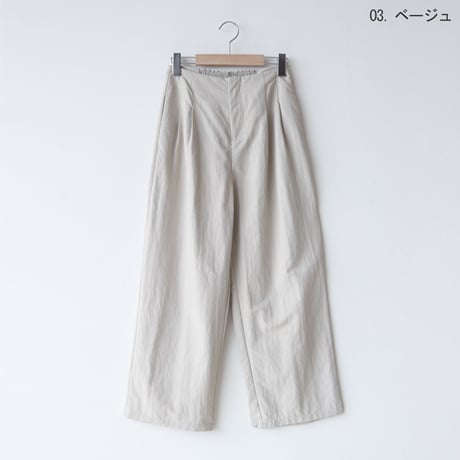 バックシャーリングデザインパンツ[61237105]vivid