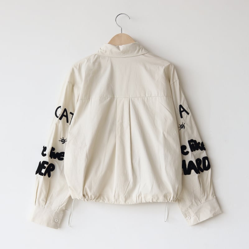 希少 00年製 シャネル IDENTIFICATION 刺繍 デザイン シャツ 刺繍デザインシャツ[22033183]vivid | natural mist Class