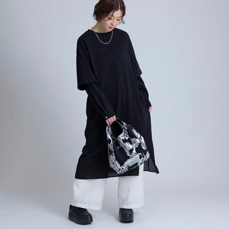レイヤード風オーバーサイズワンピース[15846051]オンライン限定