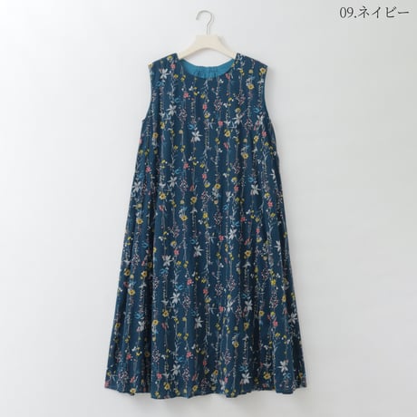 【リバーシブル】フラワーラインプリントワンピース

[41716392]natural mist