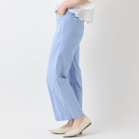 デザインポケットワイドパンツ[31917157]natural mist