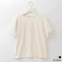 異素材ドッキングバルーンスリーブカットソー

[14951321]&Noel