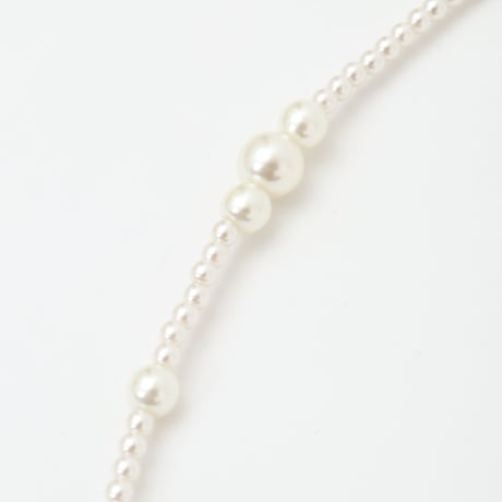 パール×メタルボールロングネックレス[91918144]natural mist