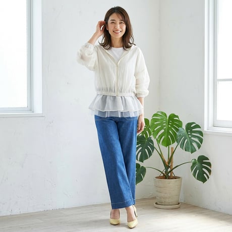 【セットアイテム】ペプラムタンクトップ×ナイロンブルゾン

[30114412]natural mist