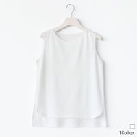 【COOL TUCH】コットンタンクトップ[22011576]naturalmist
