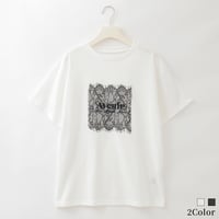 【接触冷感/UVカット】刺繍レースアクセントTシャツ

[42251322]&Noel