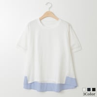 レース切り替えAラインカットソー

[41411310]natural mist