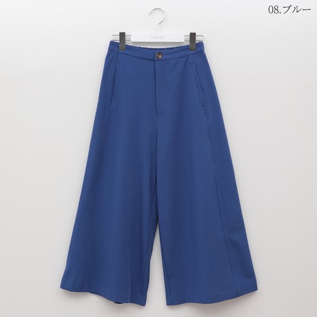 ワイドクロップドカラーパンツ[41927118]capricious