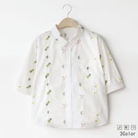 刺繍デザインコットンブラウス

[30113699]natural mist