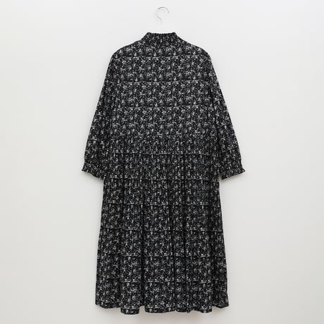 花柄プリーツ切替ワンピース[20116113]natural mist