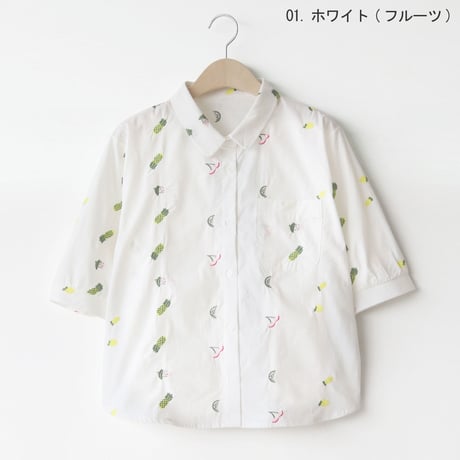 刺繍デザインコットンブラウス

[30113699]natural mist
