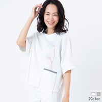 刺繍フラワードルマンTシャツ

[22011467]natural mist