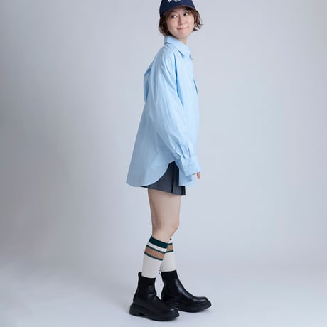 ストライプオーバーシャツ[15843027]オンライン限定