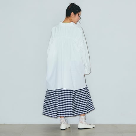 BIGサイズバックギャザシャツ[31833154]vivid
