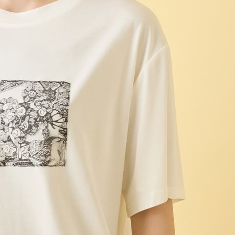 イレギュラーヘムコラージュTシャツ[22031143]vivid