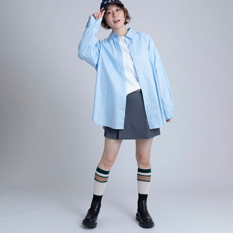 ストライプオーバーシャツ[15843027]オンライン限定