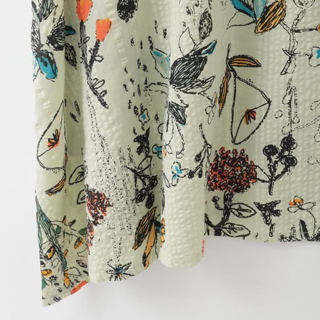 アートプリントシアサッカーチュニックブラウス

[41713682]natural mist