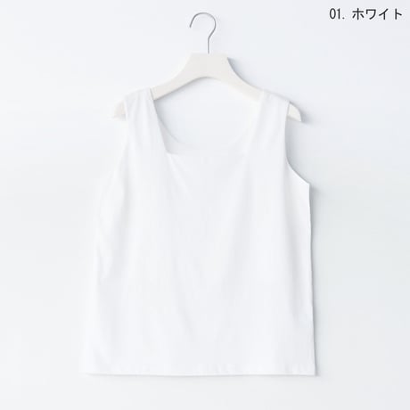 【COOL TUCH/2WAY】前後2wayコットンタンクトップ[22011575]naturalmist