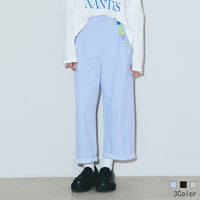バックシャーリングデザインパンツ[61237105]vivid