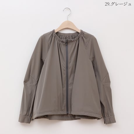 ドロストデザインジップブルゾン[71214151]natural mist