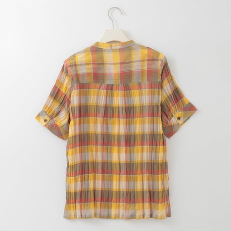 マドラスチェックシアーブラウス

[61713855]natural mist