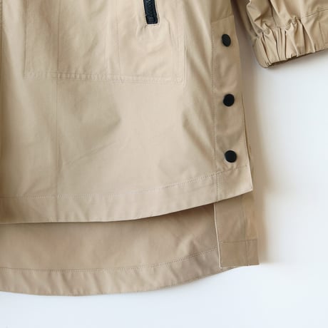 フーデッドロングジップコート[61714429]natural mist