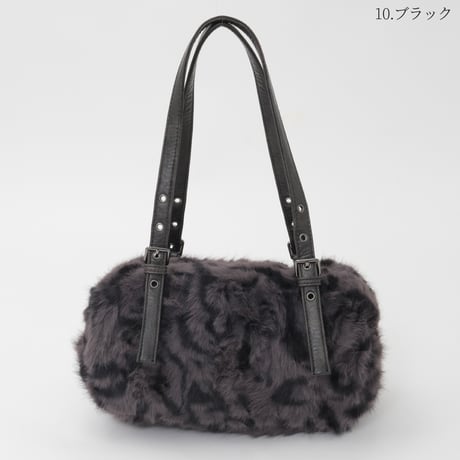 フェイクファーベルトハンドルバッグ[14948018]オンライン限定