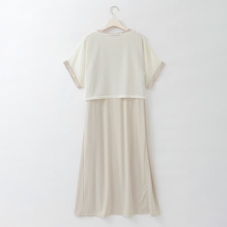 【セットアイテム/ドライ/UV】ノースリーブワンピース×メッシュトップ

[31816416]natural mist