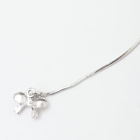 リボンモチーフY字ネックレス[91918141]natural mist