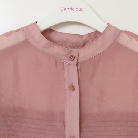 配色切り替えシアーフレアブラウス[92223276]capricious