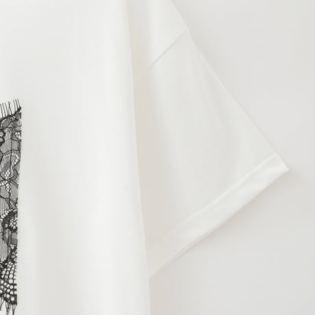 【接触冷感/UVカット】刺繍レースアクセントTシャツ

[42251322]&Noel