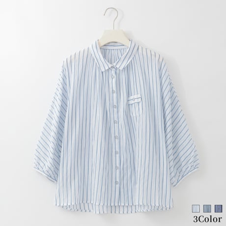 シアーストライプポケットシャツ

[61713852]natural mist
