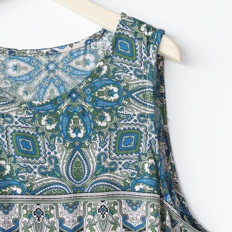 【特価品】マルチパターンギャザーワンピース[66204372]naturalmist